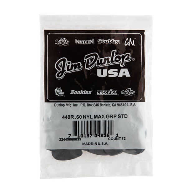 پیک گیتار دانلوپ Dunlop Max-Grip 449R 0.60mm