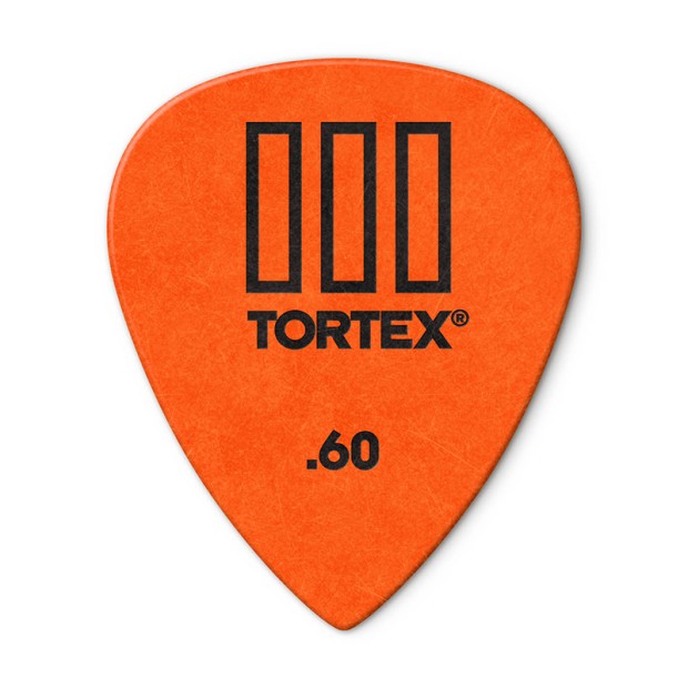 پیک گیتار دانلوپ Dunlop 462R 0.60mm Tortex III  Orange Guitar Pick