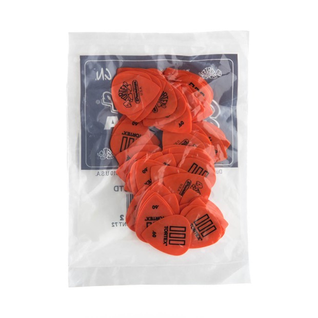 پیک گیتار دانلوپ Dunlop 462R 0.60mm Tortex III  Orange Guitar Pick