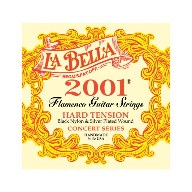 سیم گیتار کلاسیک لابلا La Bella 2001 Flamenco-Hard Tension