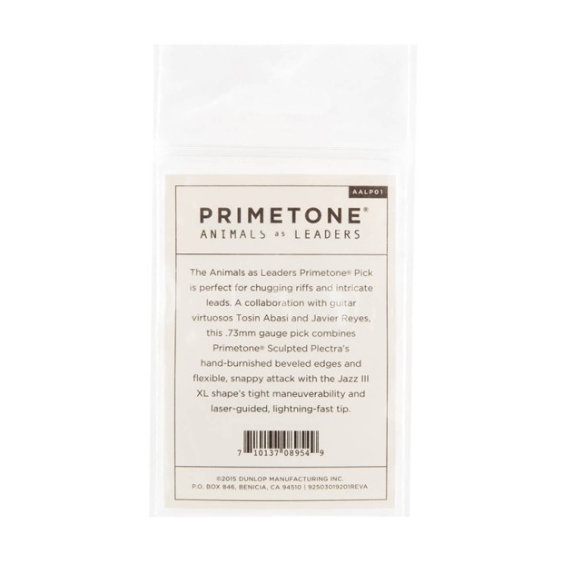 پیک گیتار دانلوپ Dunlop AALP01 0.73mm Animals As Leaders Primetone Brown Guitar Pick