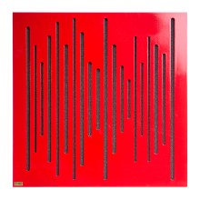 پنل آکوستیک دکونیک Deconik Wave Wood Absorption Red