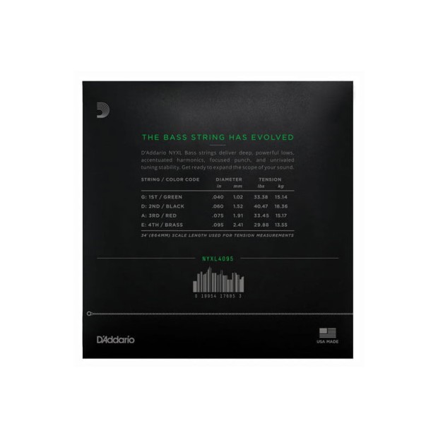 سیم گیتار بیس داداریو D'Addario NYXL4095 Bass String