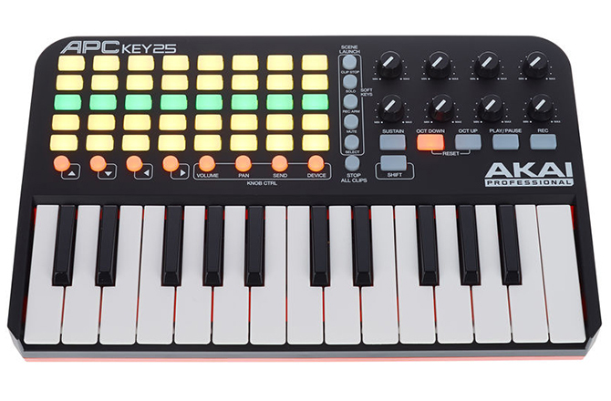 AKAI APC Key 25 میدی کنترلر