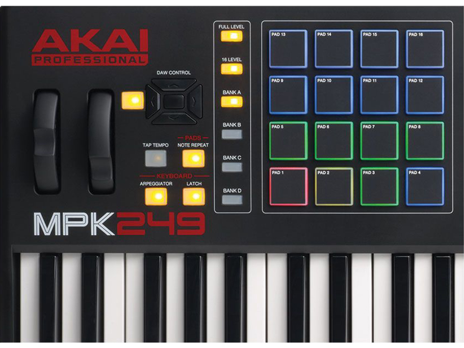AKAI MPK249 میدی کنترلر