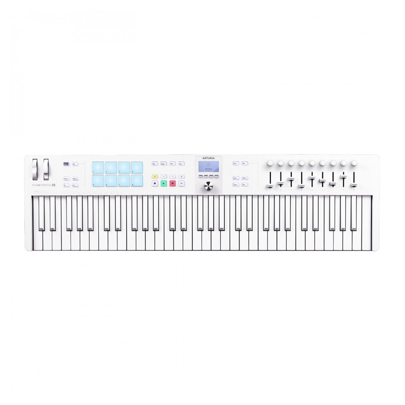 میدی کنترلر آرتوریا Arturia Keylab Essential 61 Mk3 Alpine White