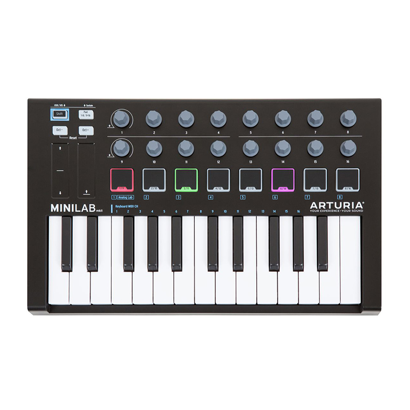 قیمت خرید فروش میدی کنترلر آرتوریا Arturia MiniLab MkII BK