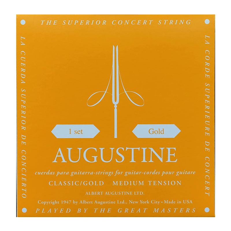 قیمت خرید فروش سیم گیتار کلاسیک آگوستین Augustine Classic-Gold