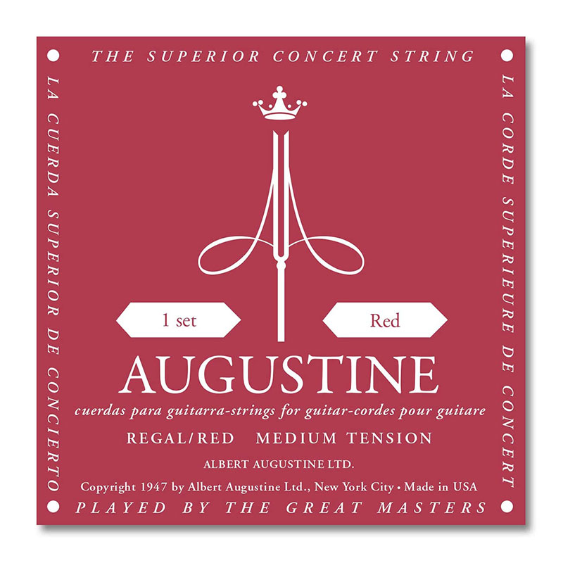 قیمت خرید فروش سیم گیتار کلاسیک آگوستین Augustine Regal-Red