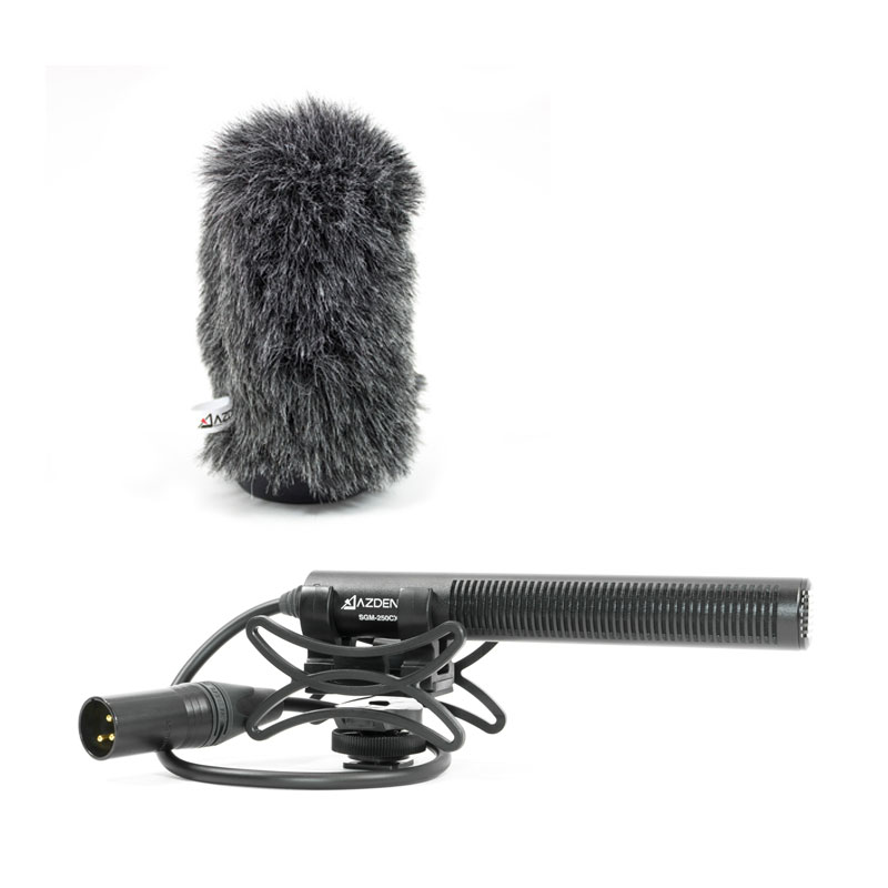 قیمت خرید فروش میکروفن شات گان آزدن Azden SGM-250CX + SWS-100