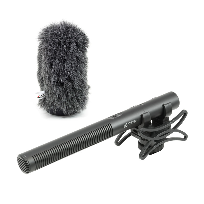 قیمت خرید فروش میکروفن شات گان آزدن Azden SGM-250P + SWS-100