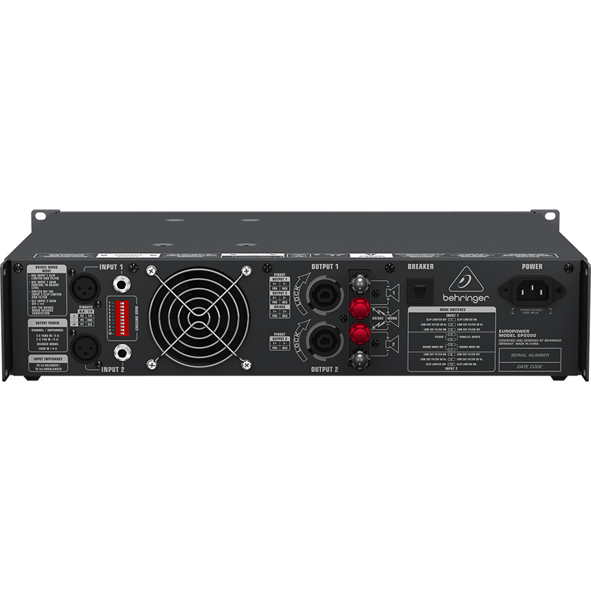 آمپلی فایر بهرینگر Behringer EUROPOWER EP2000