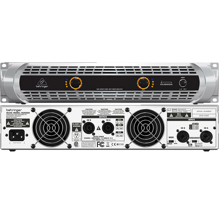 آمپلی فایر بهرینگر Behringer iNUKE NU6000