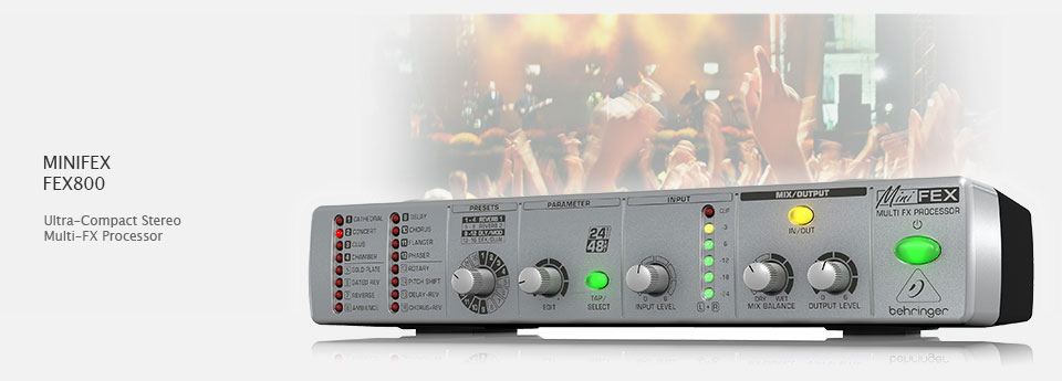 Behringer MINIFEX FEX800 پردازشگر
