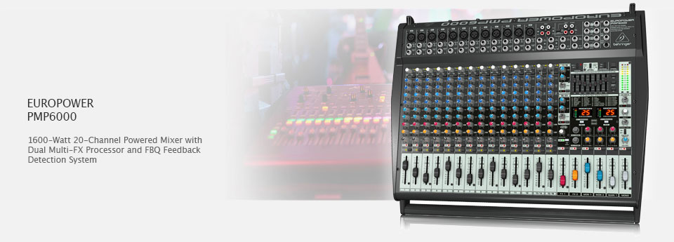 Behringer PMP6000 پاور میکسر