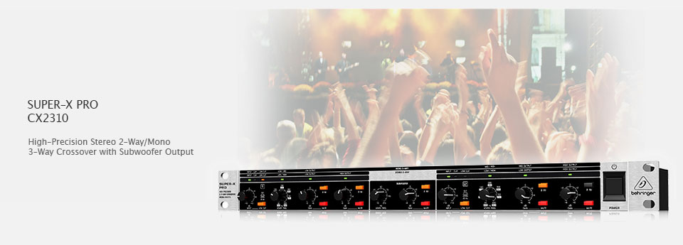 Behringer SUPER-X PRO CX2310 پردازشگر