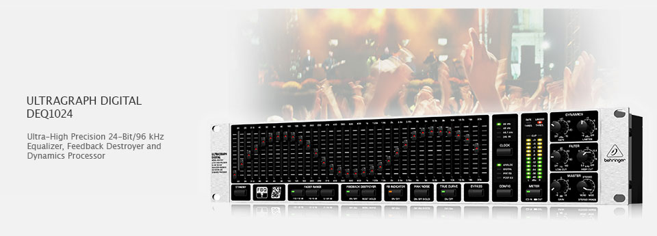 Behringer ULTRAGRAPH DIGITAL DEQ1024 پردازشگر