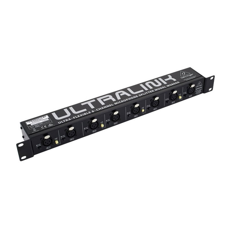 پری آمپ و پردازنده صدا بهرینگر Behringer Ultralink MS8000 Microphone Splitter