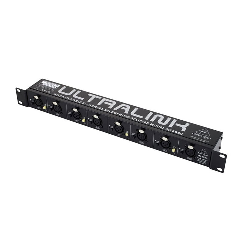 پری آمپ و پردازنده صدا بهرینگر Behringer Ultralink MS8000 Microphone Splitter