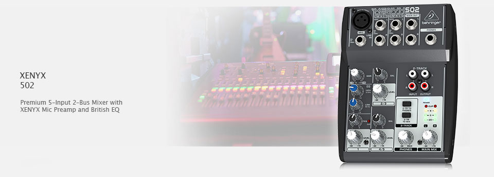 Behringer Xenyx 502 میکسر