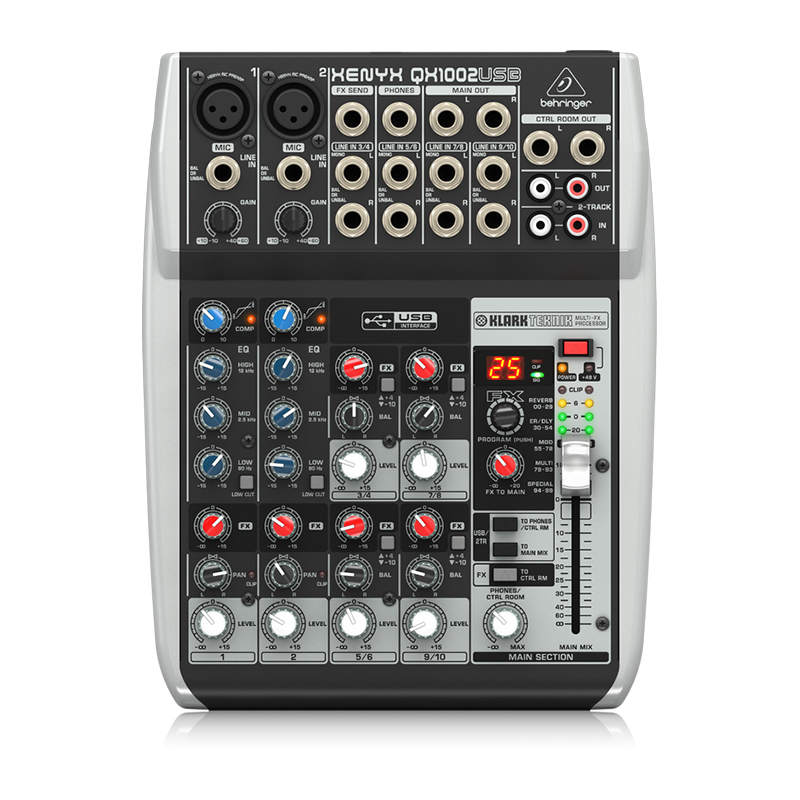 قیمت خرید فروش میکسر صدا بهرینگر Behringer Xenyx QX1002USB