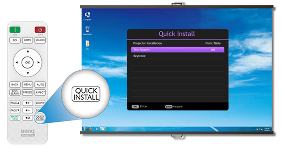 ویدئو پروژکتور BenQ MS550