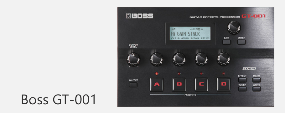 افکت گیتار الکتریک  Boss GT-001