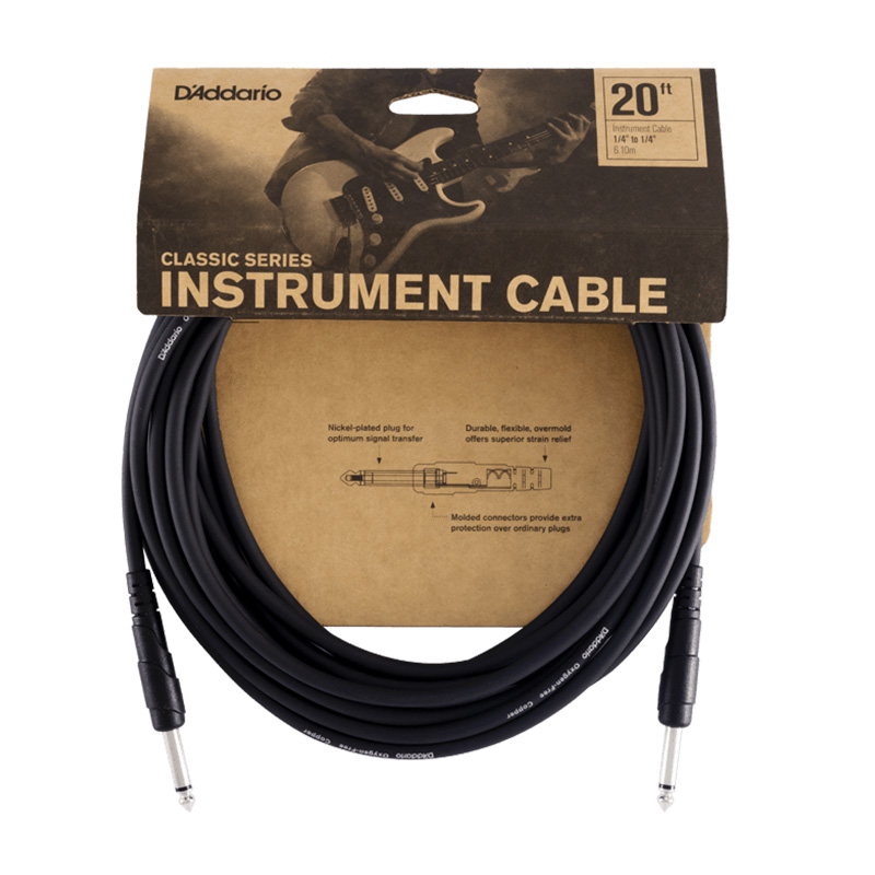 قیمت خرید فروش کابل گیتار داداریو D'Addario Classic Series 20ft Cable