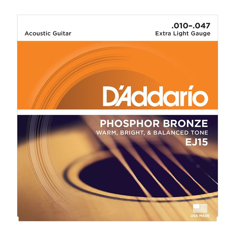 قیمت خرید فروش سیم گیتار آکوستیک داداریو D'Addario EJ15 Phosphor Bronze