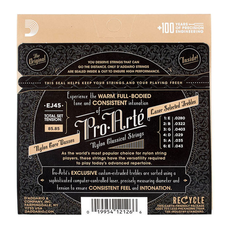 سیم گیتار کلاسیک داداریو D'Addario EJ45