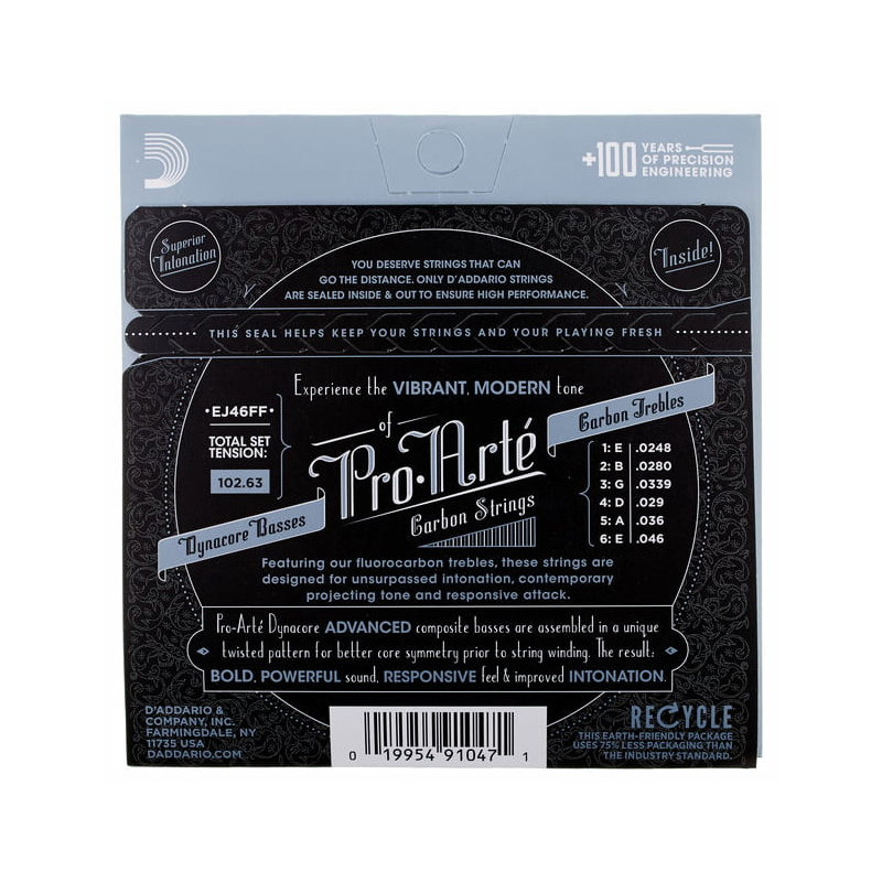 سیم گیتار کلاسیک داداریو D'Addario EJ46FF