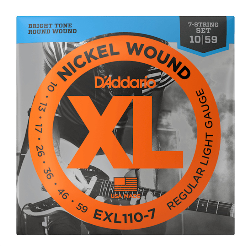 سیم گیتار الکتریک داداریو D'Addario EXL110-7