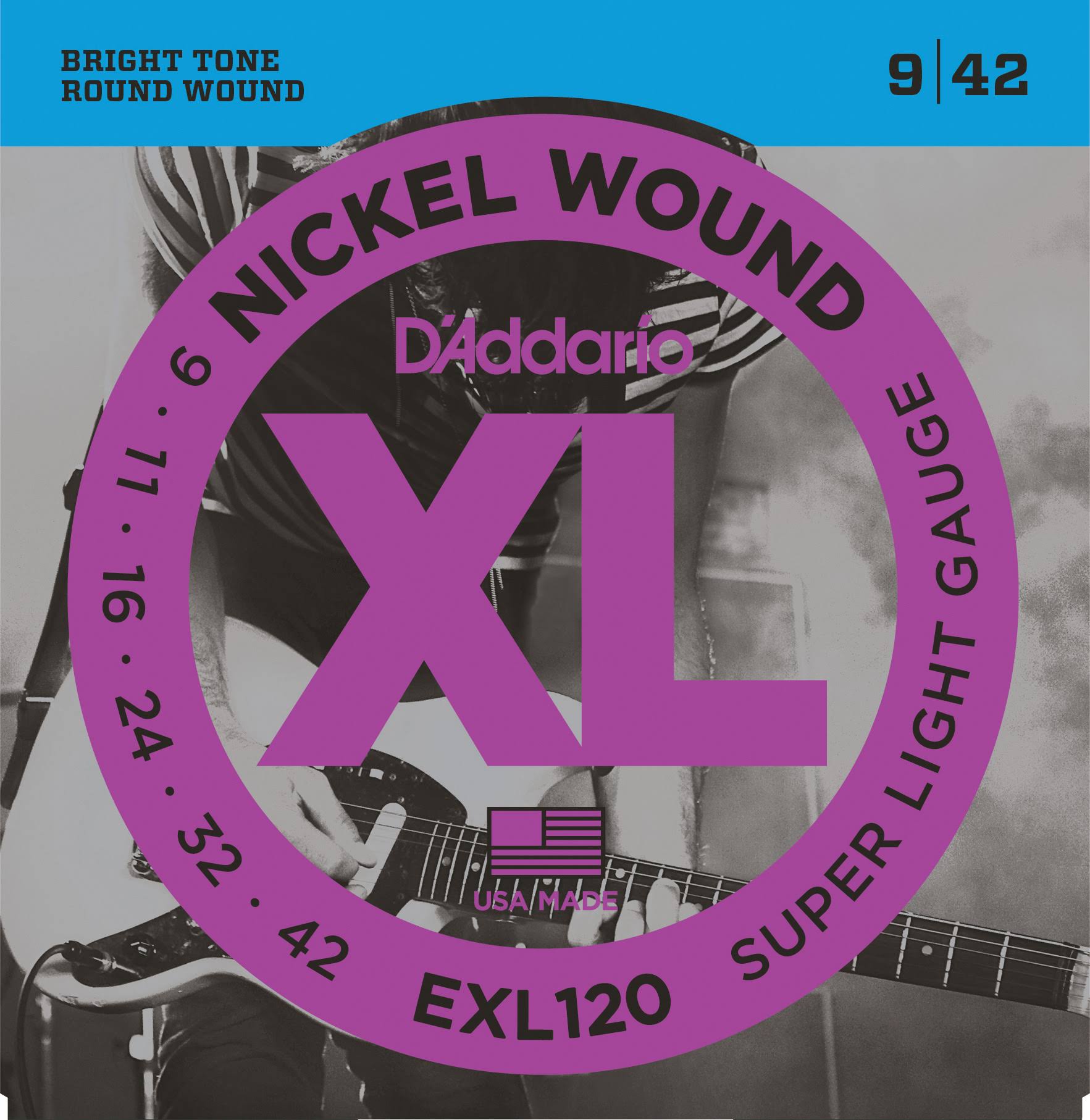 قیمت خرید فروش سیم گیتار الکتریک داداریو D'Addario EXL120
