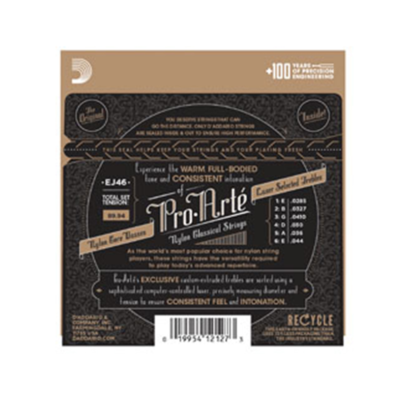 سیم گیتار کلاسیک داداریو D'Addario Pro Arte EJ46