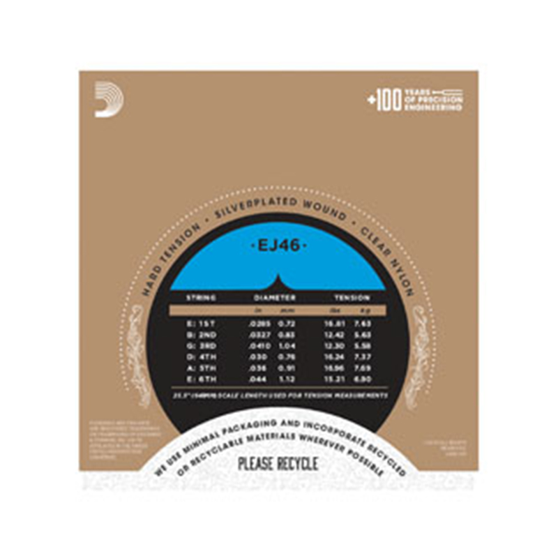 سیم گیتار کلاسیک داداریو D'Addario Pro Arte EJ46