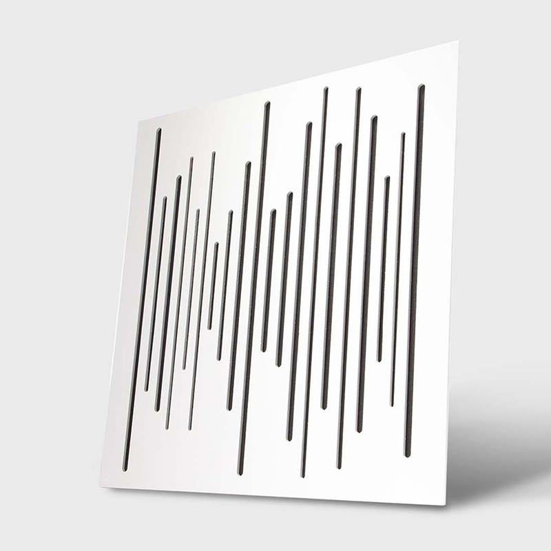پنل آکوستیک دکونیک Deconik Wave Wood Absorption White