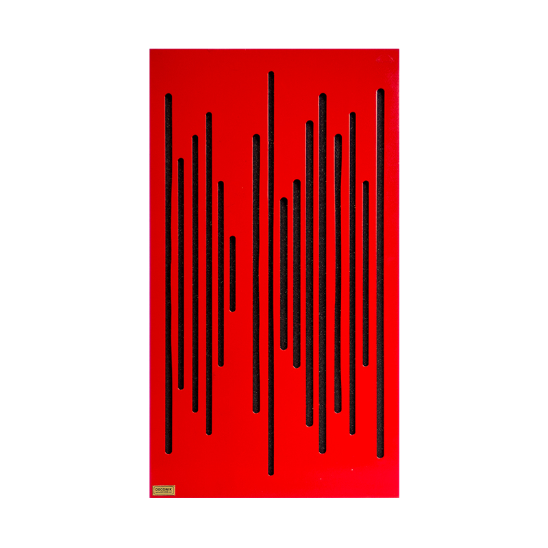 قیمت خرید فروش پنل آکوستیک دکونیک Deconik Wave Wood Alpha Bass Trap Red