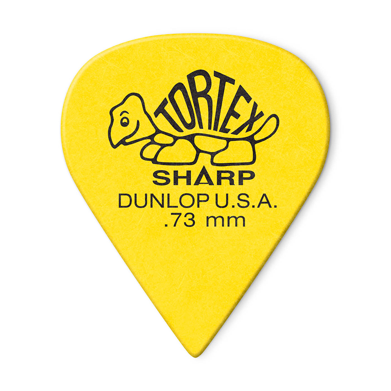 قیمت خرید فروش پیک گیتار دانلوپ Dunlop 412R 0.73mm Tortex Sharp Yellow Guitar Pick