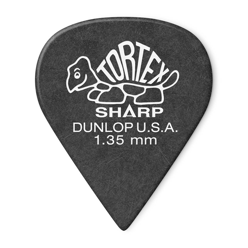 قیمت خرید فروش پیک گیتار دانلوپ Dunlop 412R 1.35mm Tortex Sharp Black Guitar Pick