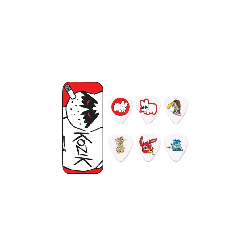 قیمت خرید فروش پیک گیتار دانلوپ Dunlop BL109T73 .73mm Frank Kozik Series 1 Guitar Pick Tin
