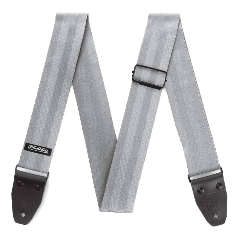 قیمت خرید فروش بند گیتار دانلوپ Dunlop Deluxe Seatbelt Grey Strap DST7001GY