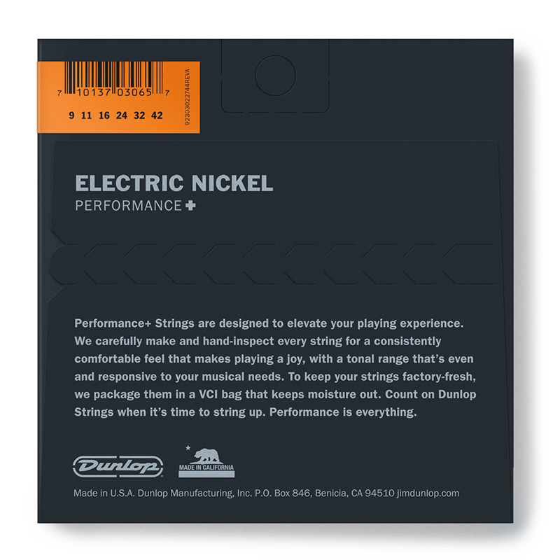 سیم گیتار الکتریک دانلوپ Dunlop Nickel 9-42