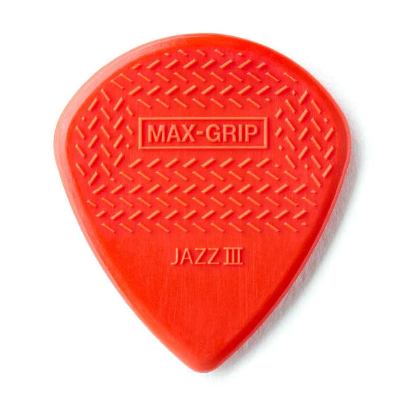 قیمت خرید فروش پیک گیتار دانلوپ Dunlop Jazz III Max Grip Nylon Red