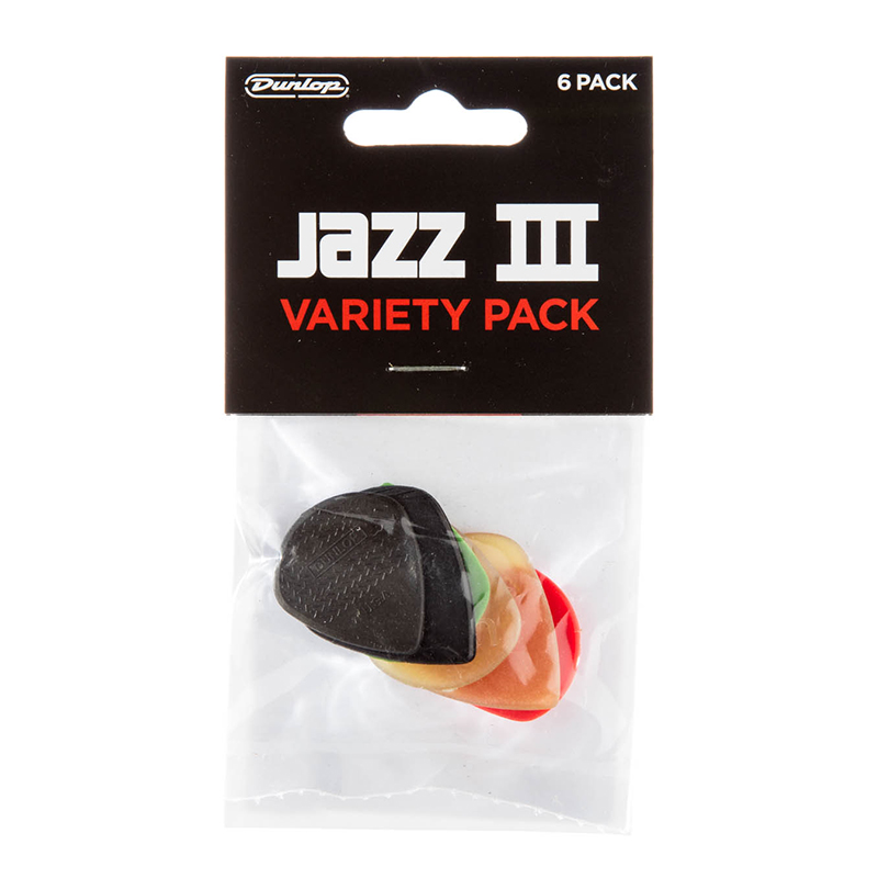 قیمت خرید فروش پیک گیتار دانلوپ Dunlop Jazz III Pick Variety Pack Jazz III 6 PK PVP103