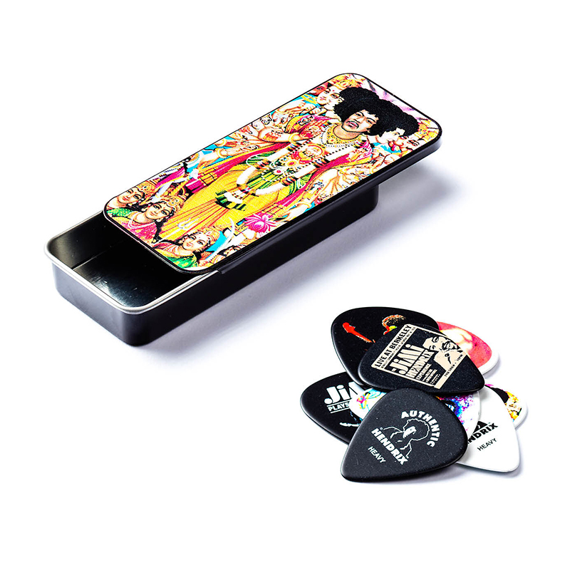 پیک گیتار دانلوپ Dunlop Jimi Hendrix Pick TIN Bold As Love JH-PT02M