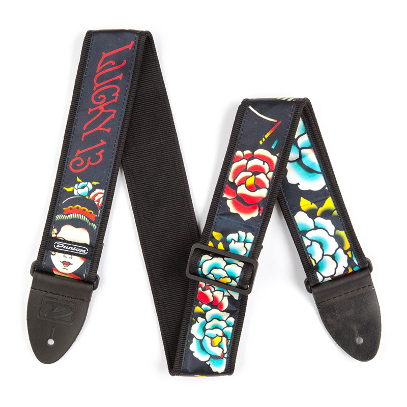 بند گیتار دانلوپ Dunlop Lucky 13 Strap Geisha D38-38GS