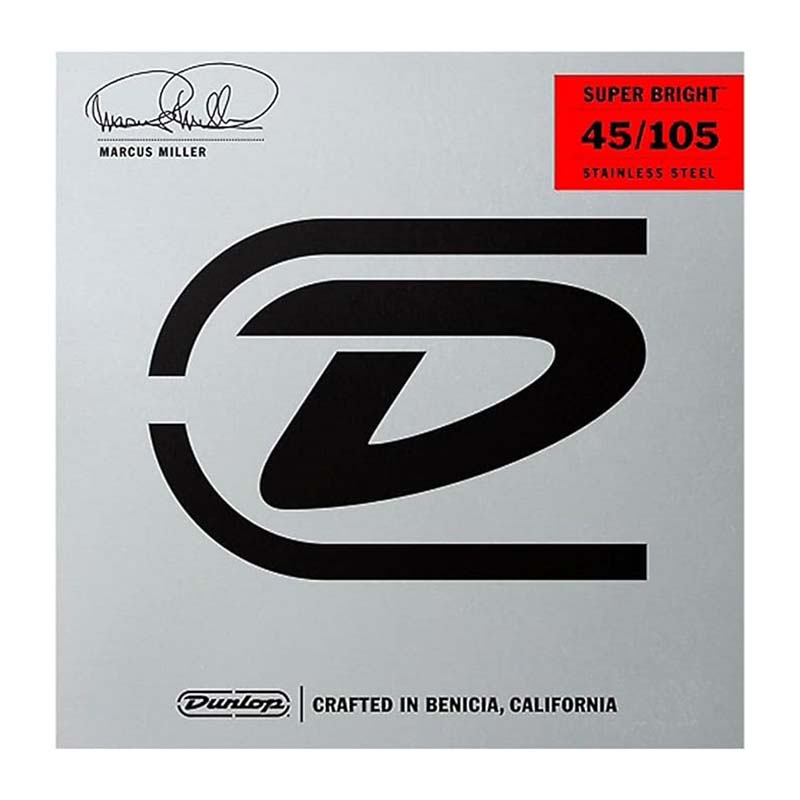سیم گیتار بیس دانلوپ Dunlop Marcus Miller Super Bright 45-105