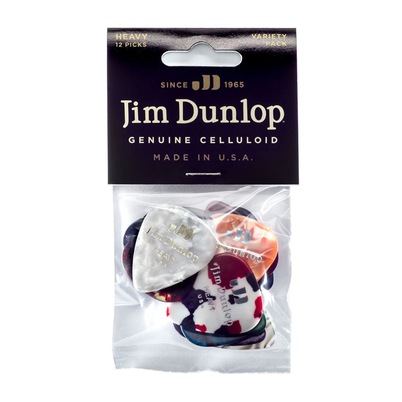 قیمت خرید فروش پیک گیتار دانلوپ Dunlop PVP107 Celluloid Pick Heavy Variety Pack