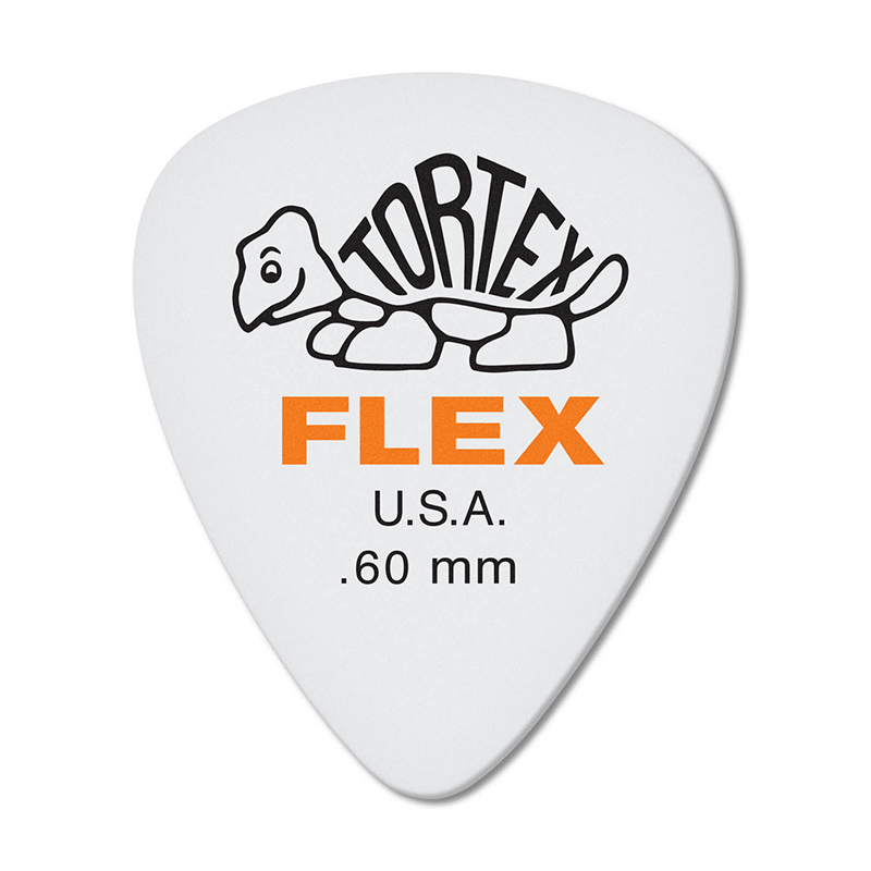 قیمت خرید فروش پیک گیتار دانلوپ Dunlop Tortex Flex 428R 0.60mm Orange Guitar Pick