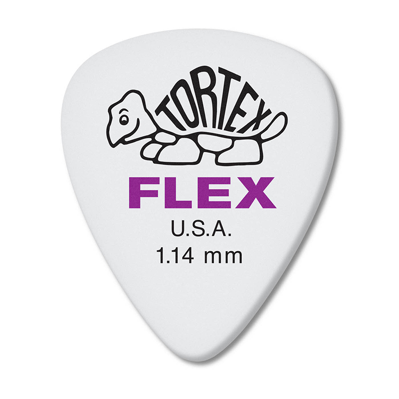 قیمت خرید فروش پیک گیتار دانلوپ Dunlop Tortex Flex 428R 1.14mm Purple Guitar Pick